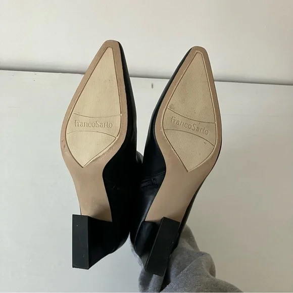 Franco Sarto Black Ankle Length Boots - Picture 2 of 3